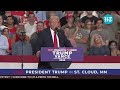 Donald Trump LIVE | Trump, JD Vance Take Pot Shots At Kamala Harris At Minnesota Rally | US Election
