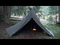 How To Improvise a Tent Heater / Bushcraft-Survival Video, Winter Bushcraft