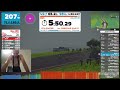 Personal Best on Zwift - Box Hill!