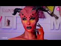 She-devil Halloween Makeup Tutorial