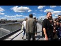 4K London walk along River Thames - テームズ川沿岸から眺むロンドン都心の景色