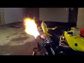 Yamaha FZ1-N spitting flames