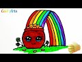 How To Draw A Pot Of Gold || Как Нарисовать Горшок С Золотом