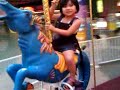 Andrea on the merry go round