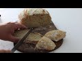 CORTE Y SONIDO CORTEZA PAN MASA MADRE. SOURDOUGH BREAD CUTTING SOUND