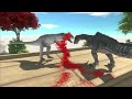 Indoraptor & Indominus Rex VS jurassic world! - Animal Revolt Battle Simulator