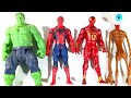 AVENGERS TOYS ASSEMBLE Marvel's Hulk Smash, Siren Head, Red Spider-Man Superhero