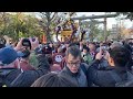 Tourists are hooked! Asakusa gets excited about the mikoshi in front of Sanjya fes.