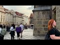 Walking through the Old Town in Prague in April on a warm evening 🇨🇿 Czech Republic 4k HDR ASMR