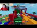 Level 100 Manhunt In Roblox Bedwars..