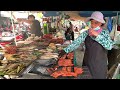 AMAZING! Cambodian Street Food Show at Two Locations – Delicious Grilled Fish, Ribs, Sausages & More