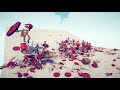 100x SKELETON WARRIOR + GIANT vs 5x EVERY GOD - 🏹 Totally Accurate Battle Simulator TABS