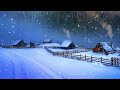 🏡House In Snow Forest - Winter Relaxing Piano Music - Deep Sleep Music - Meditation Yoga Music #27