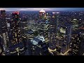 [4K] Canary Wharf at Night | London Drone Flight
