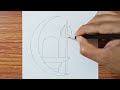 How to Draw Shivling with Half Moon and Trishul | Shivling Sketch | Pencil Drawing for Beginners