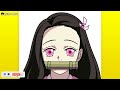 How to Draw Nezuko Kamado from Demon Slayer | Easy Step-by-Step