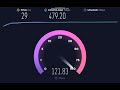 500 Mbit von der Telekom Speedtest