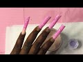 Glitter Ombre Nails 🩷✨| Tutorial 💅🏾