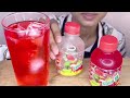 ASMR Orange Juice, Fruit Milk And Korean Juice Drinking