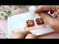 Create with me: Polymer Clay Hot Cross Bun Earrings