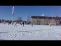 Montreal New In Town first Icy Frisbee