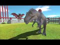 New Tek Rex in Battle with All Dinosaurs of Arbs - Animal Revolt Battle Simulator