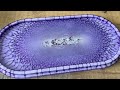 #451 EN: Daisy Belly Technique meets L size Trinket Tray 😅 | #epoxyresin