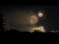 Fireworks looked like Mount Fuji