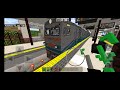 Minecraft metro train drive