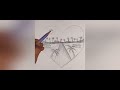 step by step Heart-shaped 🫴🩷🎀Village Landscape Sketch#drawing #youtubevideo