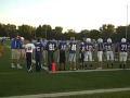 Wheaton North coming on the field for their home opner