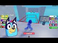 BLUEY AND BINGO in a MONEY RACE in ROBLOX! 🤑😨