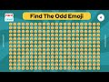 Find the ODD One Out | Emoji Quiz | Easy, Medium, Hard | Quizique