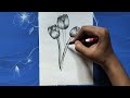 Tulip Drawing|Tulip Flower Drawing|How to draw tulip for beginners|easy drawing 🌷🌷