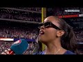 World Series: H.E.R. sings a beautiful rendition of the 'National Anthem' | MLB on FOX