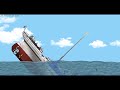 Realistic ship sinking 2