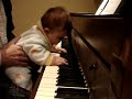 Baby Plays Piano