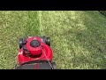 Satisfying! Mowing last Strip of Grass!