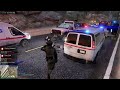 GTA V - LSPDFR 0.4.9🚔 - FIB SWAT - High Risk Prison Convoy Escort - 4K