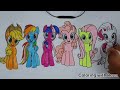 Coloring Pages MY LITTLE PONY  How to draw My Little Pony Easy Drawing Tutorial Art / MLP🦄art🦄