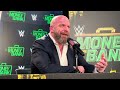 Triple H on John Cena Retiring, Damian Priest Not Kicking Out | WWE Money in the Bank Presser