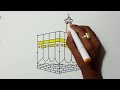 Kaaba Drawing Tutorial | How To Draw An Kaaba With 3×3 Dots Easy | কাবা শরীফ আর্ট | Art Video