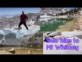 An amazing backpacking trip to Kearsarge Lakes, California