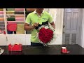 Guide bunch of red roses with Dutch babi super nice | guide bouquet