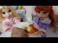 Elsa and Anna toddlers Packing for Vacation Disney Princess