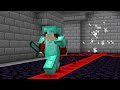 JJ and Mikey Became Scary Bone Monster at Night Battle Challenge - Maizen Parody Video in Minecraft