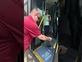 Air brake test on a Gillig transit bus
