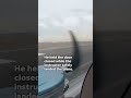 Pilot grips plane door closed during landing after it opens mid-flight #Shorts