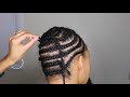 How To Do Beehive Braid Down on Your Natural Hair for Beginners NO LEAVE OUT Crochet, Sew In, Weaves