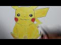 Pokémon : Pikachu (dessin) - Speed Drawing